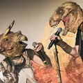 獨／恐龍的皮二度叩關金曲！三角龍秀中文爆意外 「暴龍只講英文」原因曝