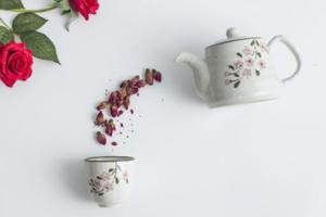 玫瑰花紅茶，下午茶的經典標配