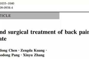 一部分慢性腰痛是由於疼痛性許莫氏結節導致的