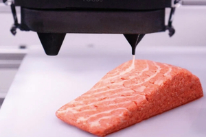 世界首款全素「3D列印鮭魚」將上市！超商就能買到「一塊200元」