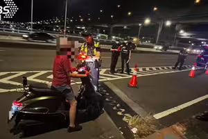 丹娜絲襲台！2騎士趁颱風夜酒駕 11名「改管猴」上路慘了