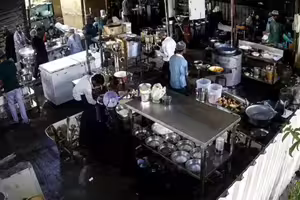 20歲廚師剛到職 飯店冰箱突爆炸碎片射頭 20歲廚師剛到職 飯店冰箱突爆炸碎片射頭
