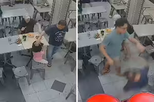 7旬伯擅摸女童頭　遭女童爸暴怒甩倒