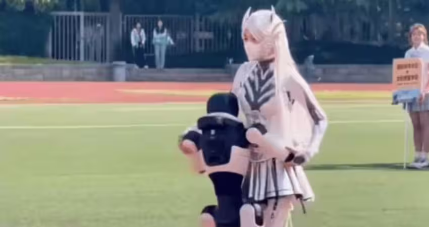 有自我意識？機器人表演突「狂抱女學生不放」　專家揭原因