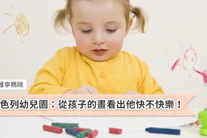 以色列幼兒園：從孩子的畫看出他快不快樂！