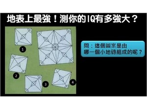 請問這個圖案是由哪一個小地磚組成的呢？