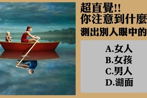 超直覺！！你注意到什麼？測出別人眼中的你！！ 