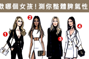 完全準！喜歡哪個女孩！測你整體脾氣性格！ 