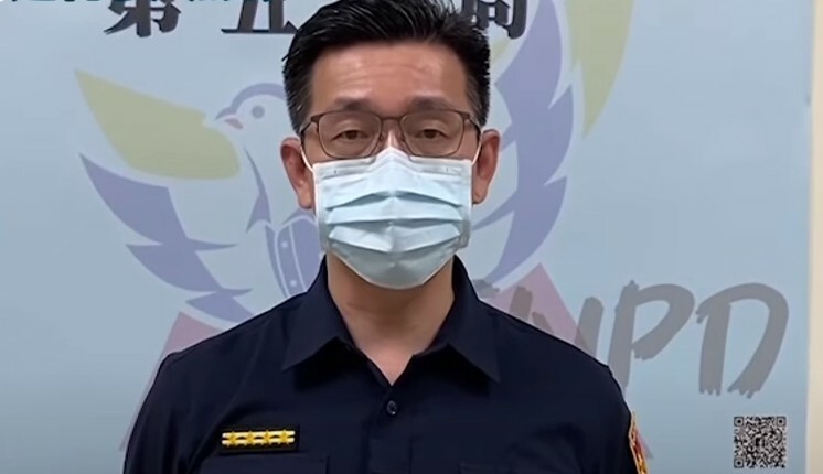 ▼台南市警五分局副分局長洪國哲表示將調查拍攝者身分。（圖／東森新聞）