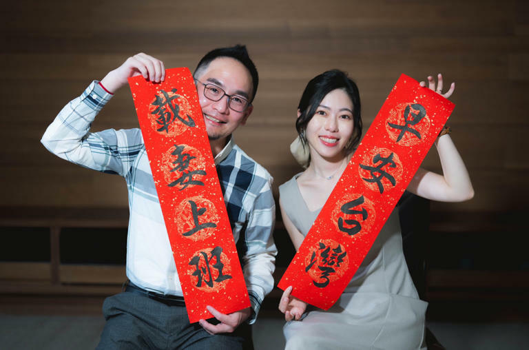 吳姝叡和老公雖然相差15歲,但幾乎沒吵過架。(圖/吳姝叡臉書) 吳姝叡和老公雖然相差15歲,但幾乎沒吵過架。(圖/吳姝叡臉書)