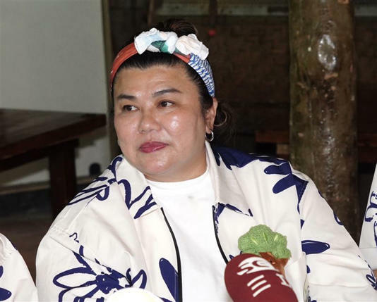 林美秀被問及徐乃麟、王彩樺爭議(圖/記者趙于瑩攝) 林美秀被問及徐乃麟、王彩樺爭議(圖/記者趙于瑩攝)