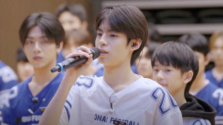 長相神似林柏宏的20歲鮮肉林子宸成為C位寶座得主。(圖/天空娛樂提供) 長相神似林柏宏的20歲鮮肉林子宸成為C位寶座得主。(圖/天空娛樂提供)