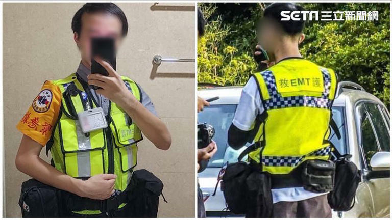 騎重機車禍身亡的陳男,平時熱心救人擁有初級救護技術員證照。(圖/家屬提供) 騎重機車禍身亡的陳男,平時熱心救人擁有初級救護技術員證照。(圖/家屬提供)