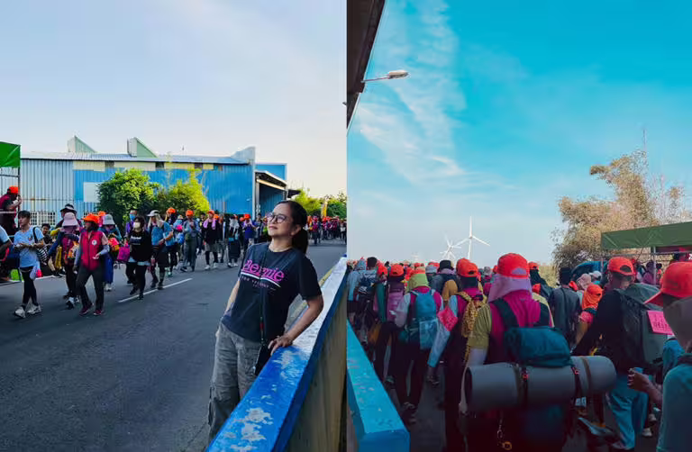 葉蘊儀跟香燈腳們合照。(圖/翻攝自gloriayipwanyee IG) 葉蘊儀跟香燈腳們合照。(圖/翻攝自gloriayipwanyee IG)