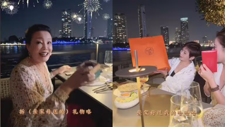 張蘭對Mandy疼愛有加,今年過年送給Mandy母女倆大禮。(圖/翻攝自張蘭微博) 張蘭對Mandy疼愛有加,今年過年送給Mandy母女倆大禮。(圖/翻攝自張蘭微博)