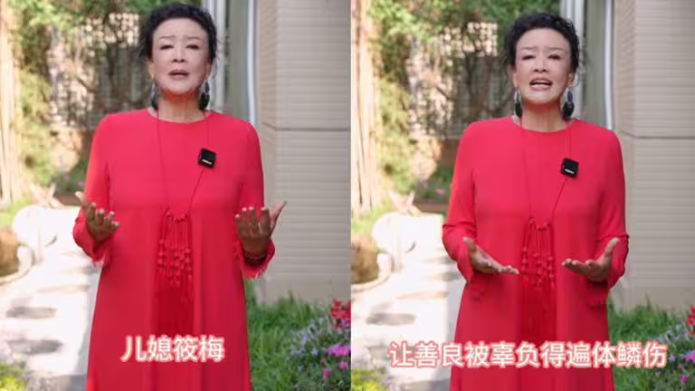 張蘭心疼兒媳婦馬筱梅因汪小菲吃很多苦。(圖／翻攝自張蘭微博）