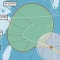 颱風路徑圖「圈圈為何越畫越大顆？」一堆人都誤會　氣象局解答「紅圈」真相