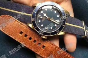 時光談表：XF工廠帝舵青銅腕錶——藍銅花簡單評測