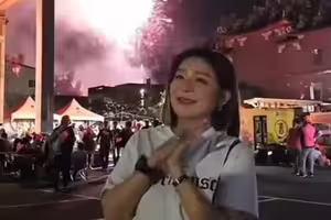 白沙屯媽祖進香驚見超大咖天后！路邊雙手合十參拜 2句話感謝保庇