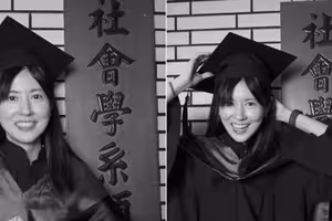 演藝圈模範生！林予晞畢業碩士袍美照曝光 論文進行中...想做這事放鬆