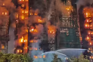 香港惡火奪128命！宏福苑1600萬房「內部照」曝光　網驚：這要怎麼逃