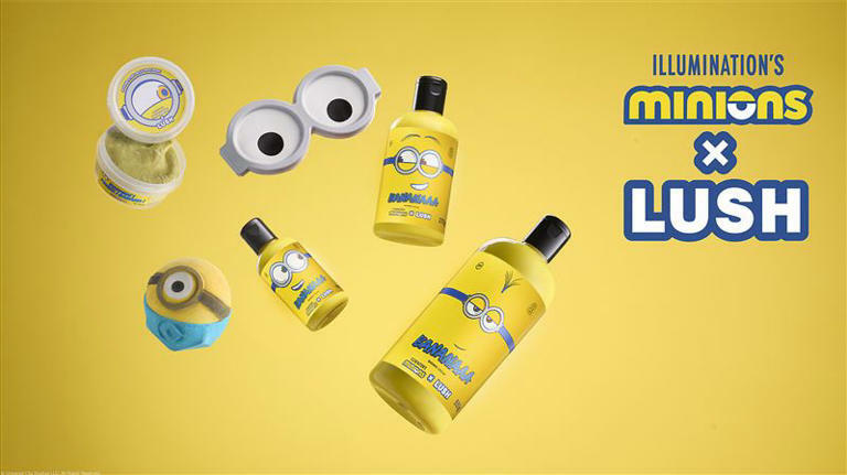 小小兵Minions x LUSH限定系列正式登場。(圖/品牌業者提供) 小小兵Minions x LUSH限定系列正式登場。(圖/品牌業者提供)
