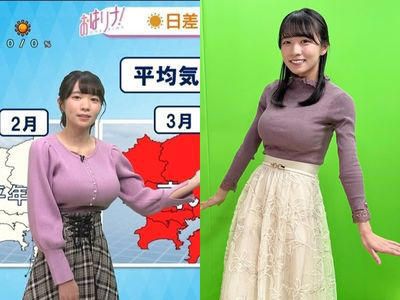 正妹主播「包超緊」報氣象 網全分心:地圖被遮住了 正妹主播「包超緊」報氣象 網全分心:地圖被遮住了