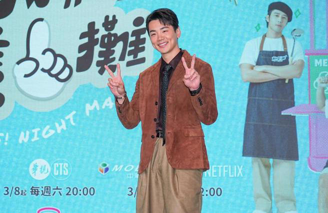 禾浩辰今被追問舊愛的相關問題。(羅永銘攝) 禾浩辰今被追問舊愛的相關問題。(羅永銘攝)