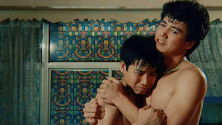 楊慶煌(左)、林瑞陽共同主演《美人圖》。(圖/國家影視聽中心提供) 楊慶煌(左)、林瑞陽共同主演《美人圖》。(圖/國家影視聽中心提供)