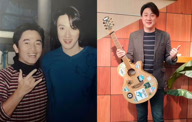 錢毅(右)受到吳宗憲賞識。(年代提供) 錢毅(右)受到吳宗憲賞識。(年代提供)