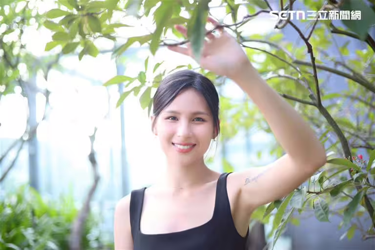 林亭莉從AKB48TeamTP出身。(圖/記者鄭孟晃攝影) 林亭莉從AKB48TeamTP出身。(圖/記者鄭孟晃攝影)