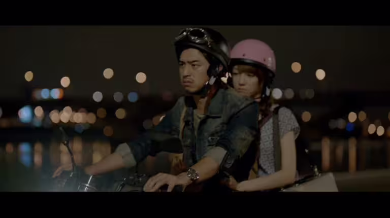 陳柏霖、庭瑄2013年合作電影《變身》。（圖／翻攝自machiaction YouTube）