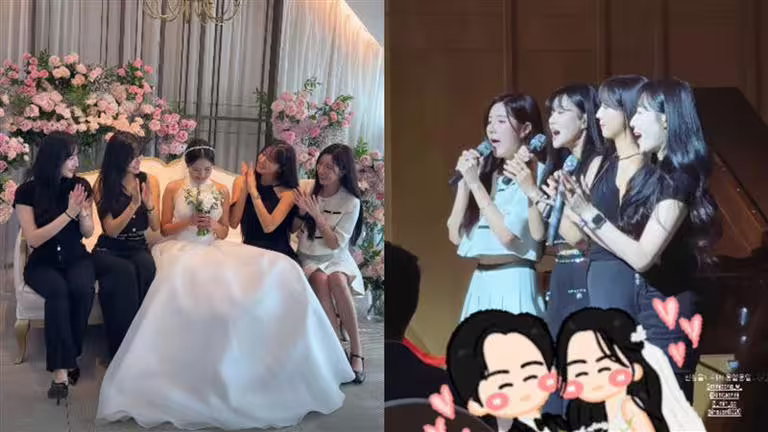 安芝儇、南珉貞、李晧禎與Sharon關係緊密,一同現身Sharon婚宴。(圖/翻攝自安芝儇IG) 安芝儇、南珉貞、李晧禎與Sharon關係緊密,一同現身Sharon婚宴。(圖/翻攝自安芝儇IG)