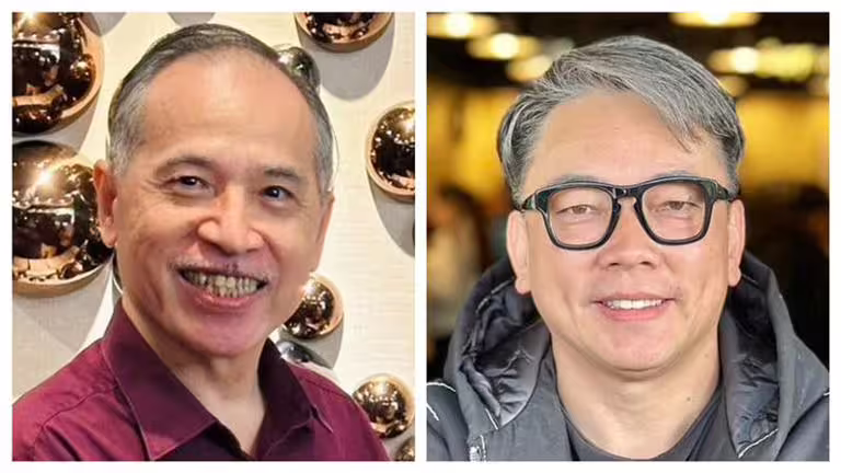 張盛舒(左)與詹惟中槓上。(圖/翻攝自臉書) 張盛舒(左)與詹惟中槓上。(圖/翻攝自臉書)