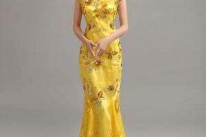 中式改良刺繡旗袍禮服，讓東方經典傳承