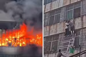 鞋廠嚴重大火!多人被困頂樓 傷亡情況曝光 鞋廠嚴重大火!多人被困頂樓 傷亡情況曝光
