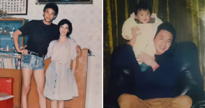翻出爸媽20年前嫩照！顏值超高像明星　女兒再曬「父母近照」嘆：對我爸來說歲月是把殺豬刀