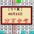 【啞叫獸】2017「今彩539」05月15日 分享參考~試試看~