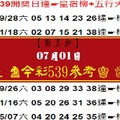【刺五加】2017「今彩539」07月01日♚ ♛ ♜ ♝ ♞今彩539參考♔ ♕ ♖ ♗ ♘ ♙