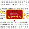 2017今彩539版伍貳零心動出擊2017/09/22、三中一分享參考。