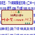 2017六合彩三重森-10, 21-NO:3 叫小賀PK賽:二中一參考。