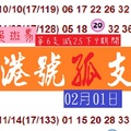 2018彩色斑馬港號孤支~02月01日六合分享版!繼續戰!
