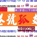 2018港號孤支~彩色斑馬六合分享版02月06日參上!!