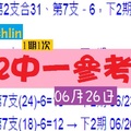 2018★☆chchlinＰＫ06月26日NO10我是一顆小星星~六合2中一參考