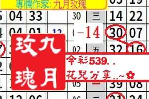 【九月玫瑰】12月12日今彩539..花兒分享..~✿