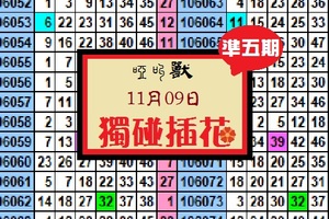 啞叫獸六合插花~11/09一星定位獨碰出閘試試看~