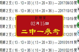 紅孩兒2中1參考02月15日六合心水報號~