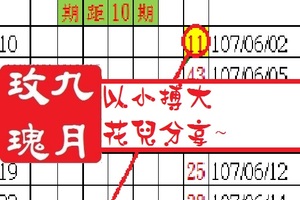 九月玫瑰水號分享07月14日六合以小搏大!