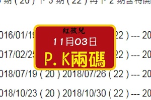 翻滾吧男孩紅孩兒二碼PK11月03日六合版無絕對