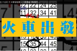 11月1日 六合彩 大卡車椪椪車 ~ 二星獨碰 準8個月 ~